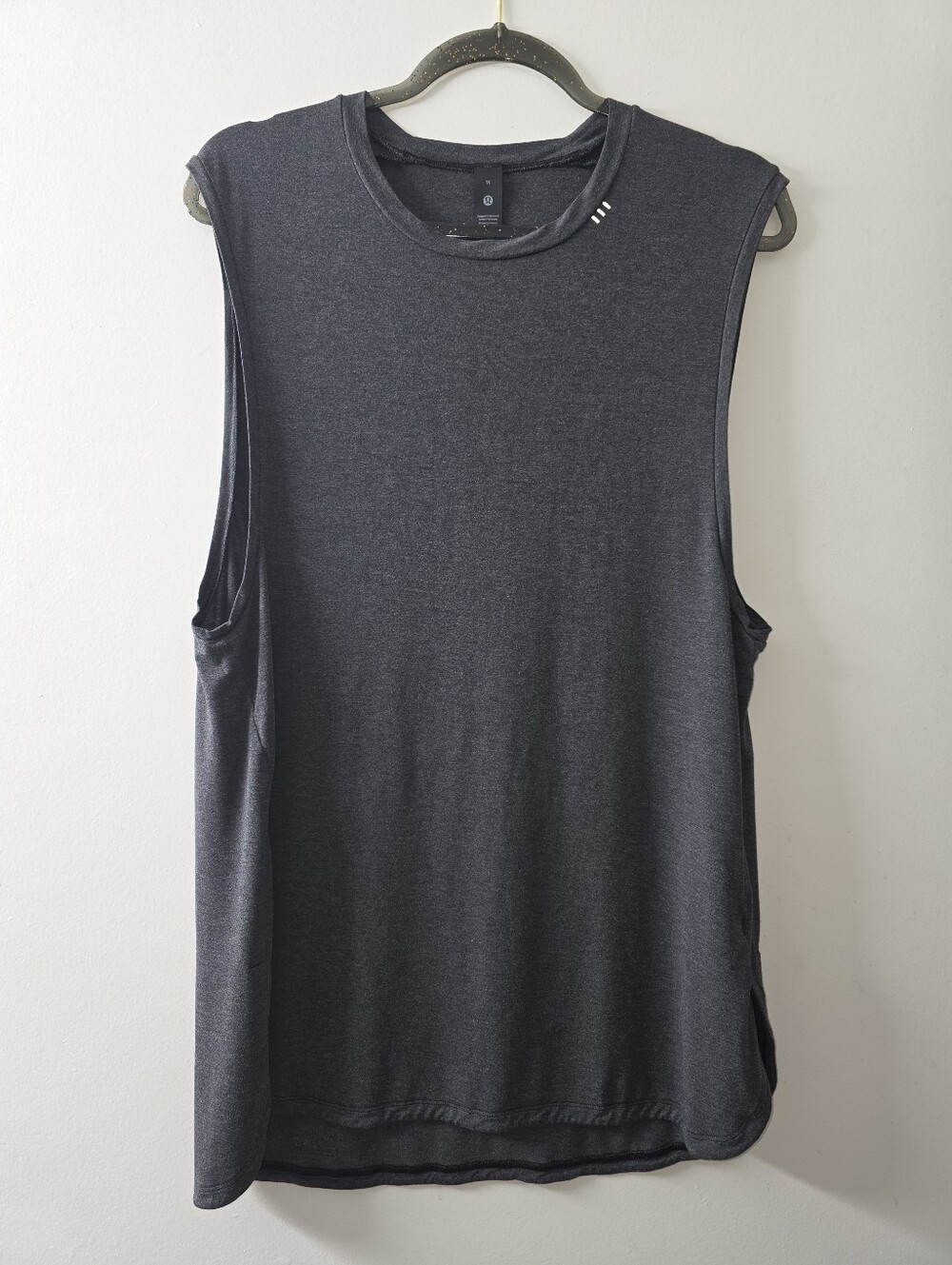 Lululemon Athletica Charcoal Oversized Split Hem Tunic Tank Size M